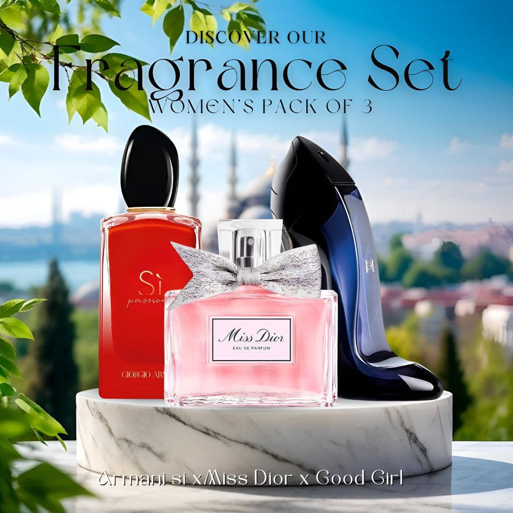 عبوة من 3 عطور نسائية